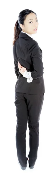 Attractive asian girl posing in studio — Stock Photo, Image