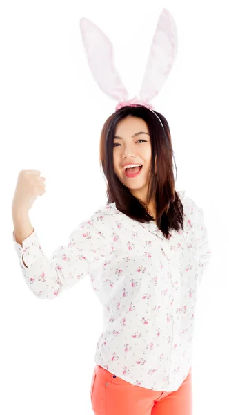 Attractive asian girl posing in studio — Stock Photo, Image