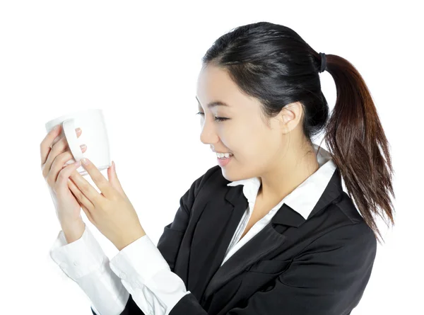 Attractive asian girl 20 years old shot in studio — Stock Photo, Image