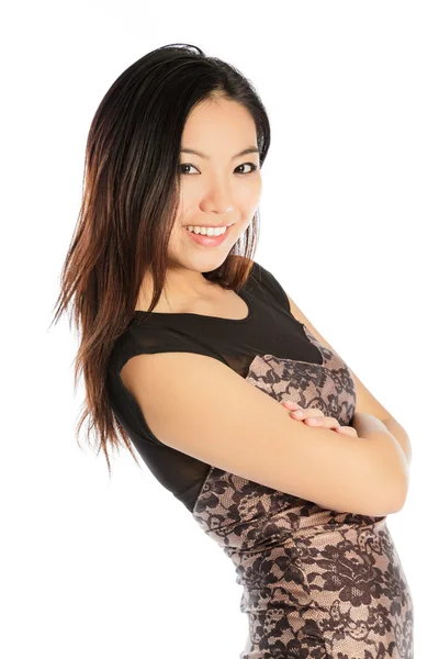 Atractivo asiático chica 20 años de edad disparo en estudio — Foto de Stock