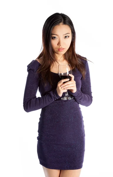 Atrakcyjny azjatycki dziewczyna 20 lat stary strzał studio — Zdjęcie stockowe
