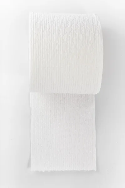 Roll of toilet paper isolated on a white background — Stock Photo, Image