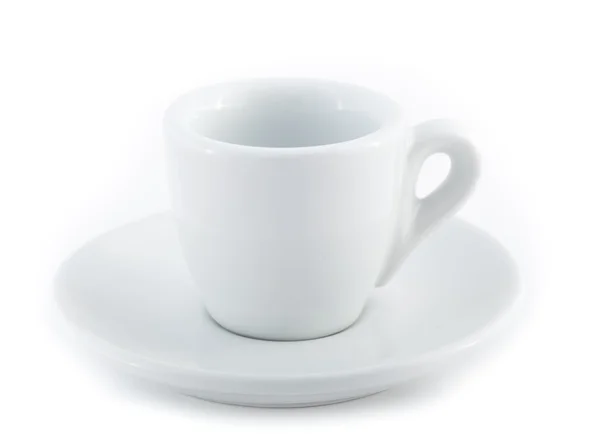 Tazza di espresso isolata su sfondo bianco — Foto Stock