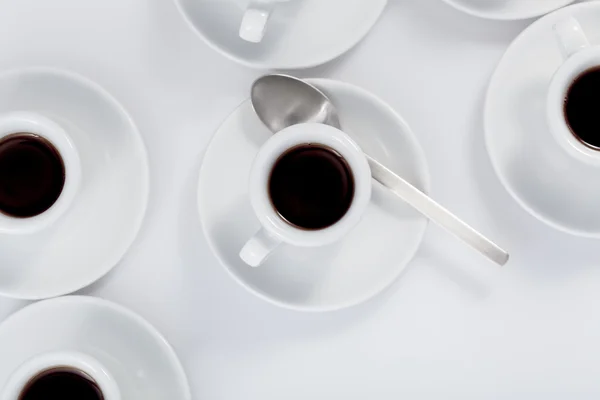 Espresso cups isolated on a white background — Stock Photo, Image