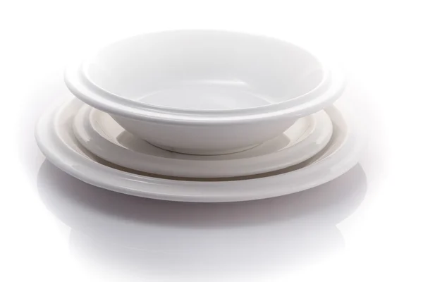 Stack of plates — Stock Photo, Image