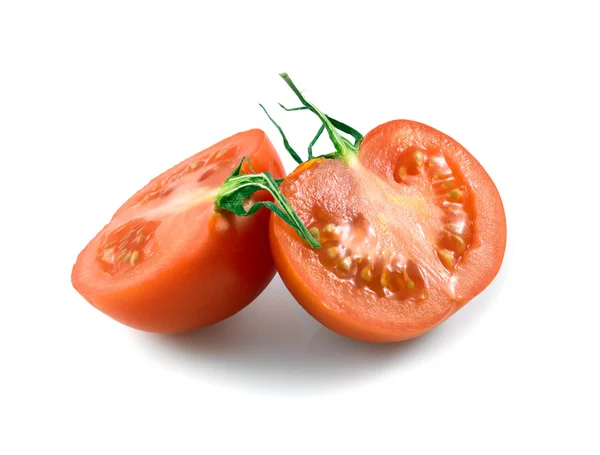 Half tomato isolated — Stock Photo, Image
