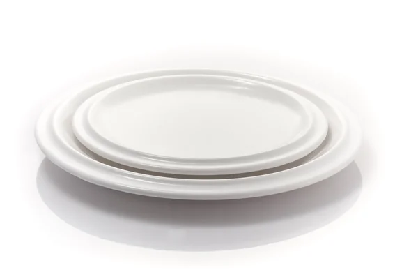 Two china plates — Stock Photo, Image