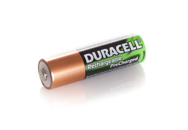 Duracell rechargeable battery — Stock Photo, Image