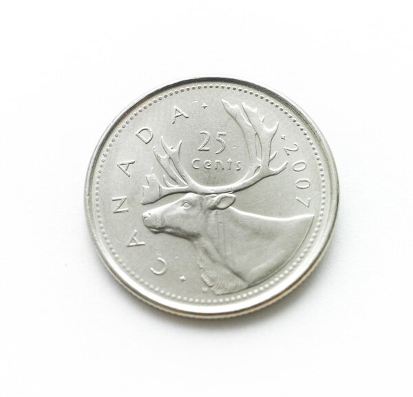 25 canadian cents