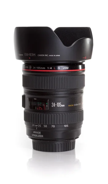 Objektiv der Canon L-Serie 24 105 mm — Stockfoto