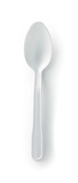 Disposable spoon — Stock Photo, Image