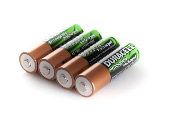 Duracell rechargeable battery — Stock Photo, Image