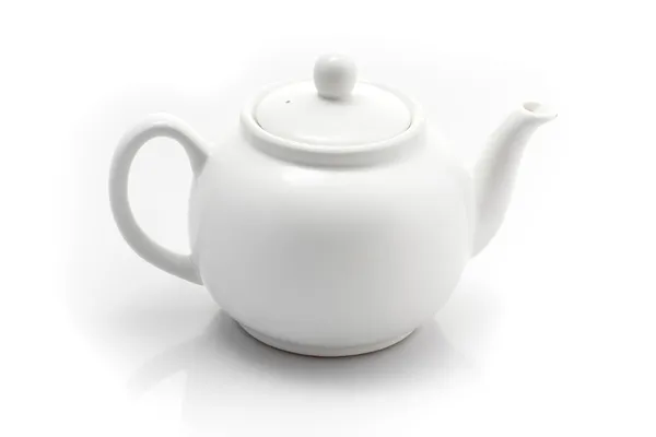 White teapot — Stock Photo, Image