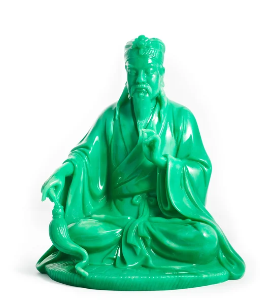 Зелёный нефритовый будда — стоковое фото
