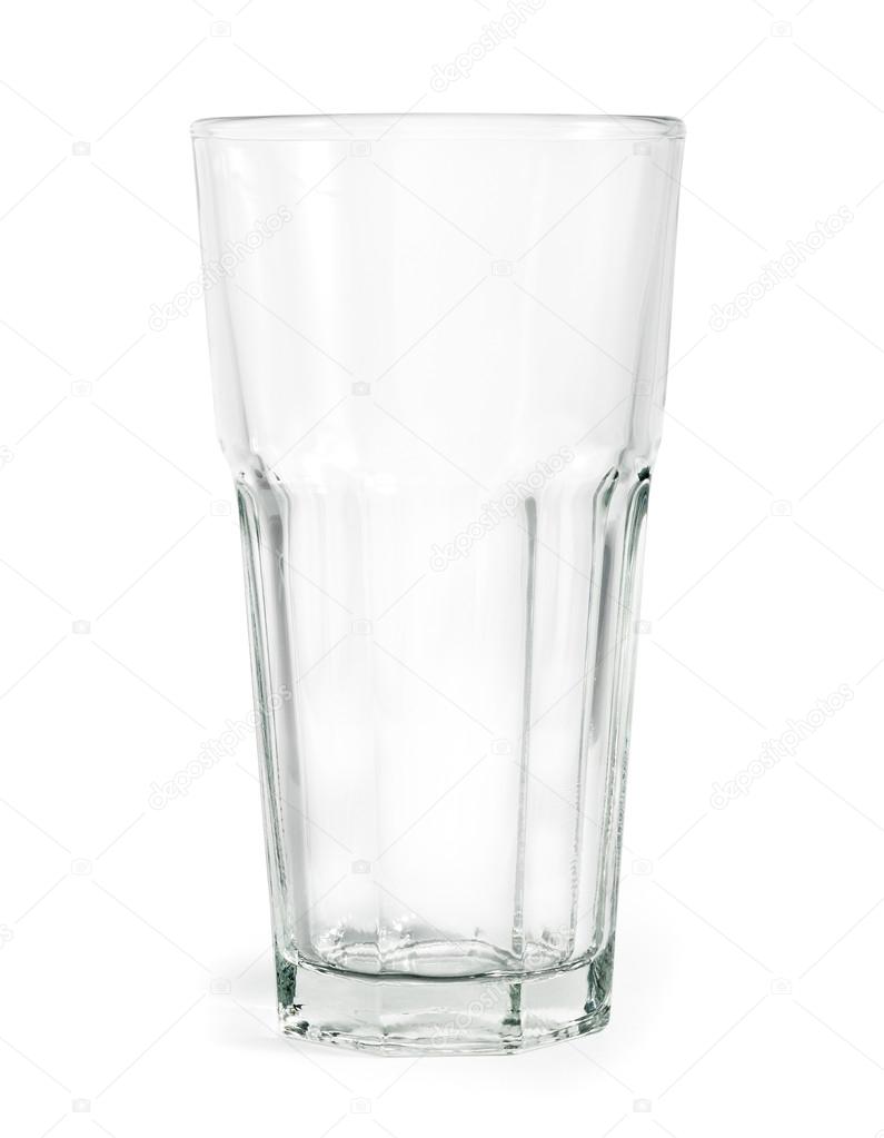 big glass isolated on a white background