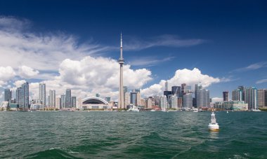Toronto Kanada silueti gece