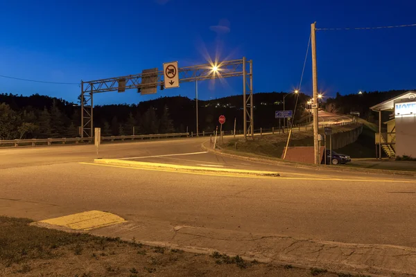 Highway di malam hari — Stok Foto