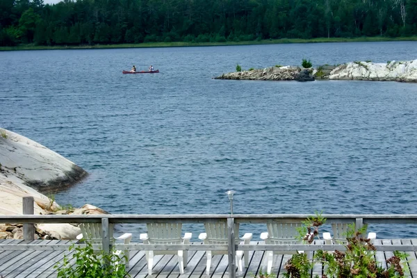 Boat on the lake — Stock Photo, Image