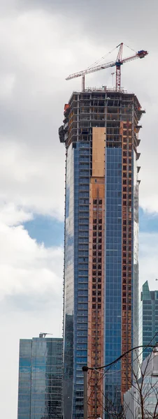 Byggandet av skyskrapa — Stockfoto