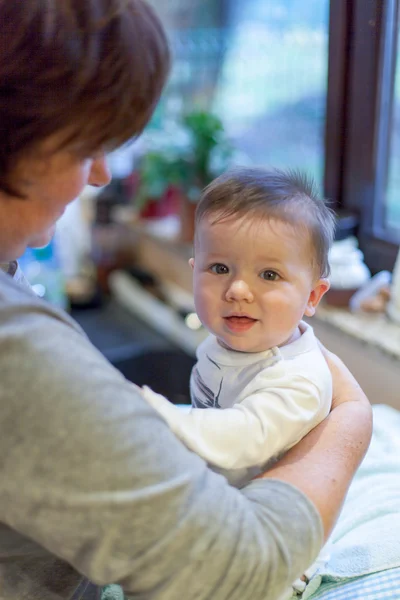 Grandmother with grandson — Stock Photo, Image