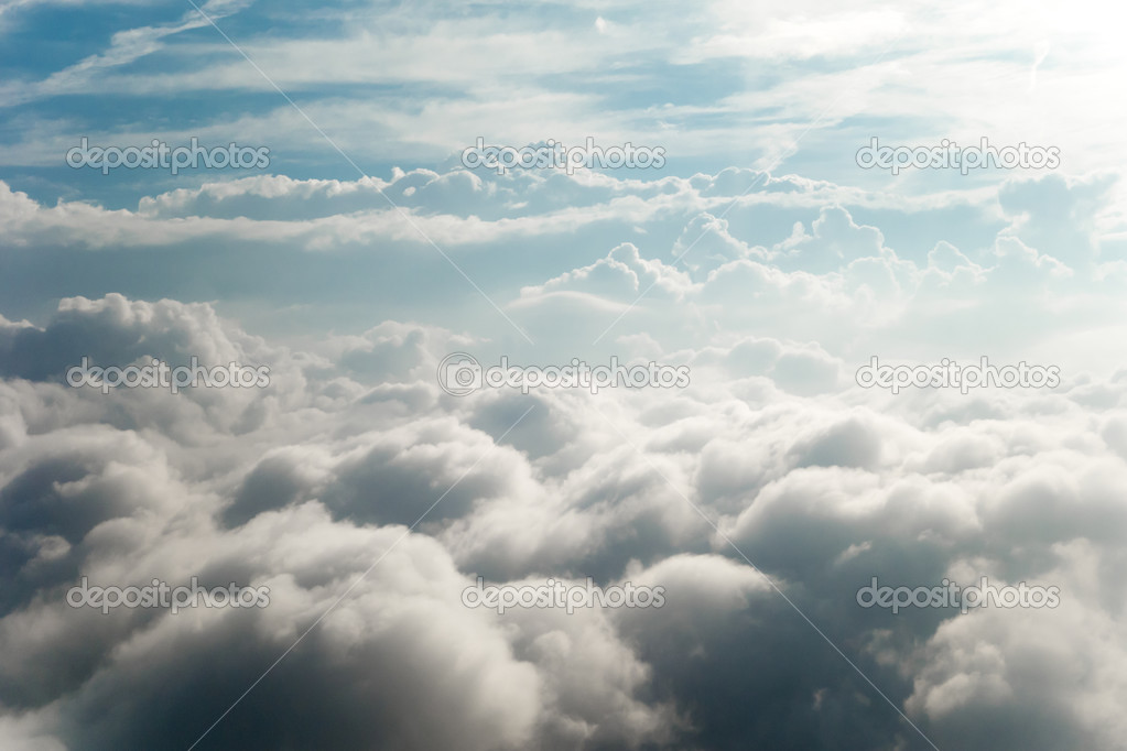 Fluffy clouds