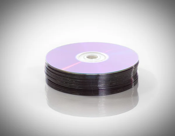 Zásobník disků DVD — Stock fotografie