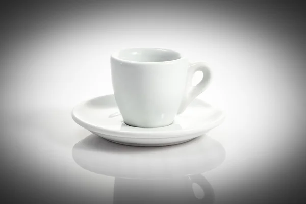 Taza espresso clásica con platillo — Foto de Stock