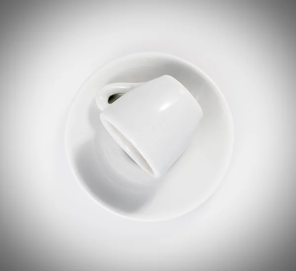 Empty espresso cup — Stock Photo, Image