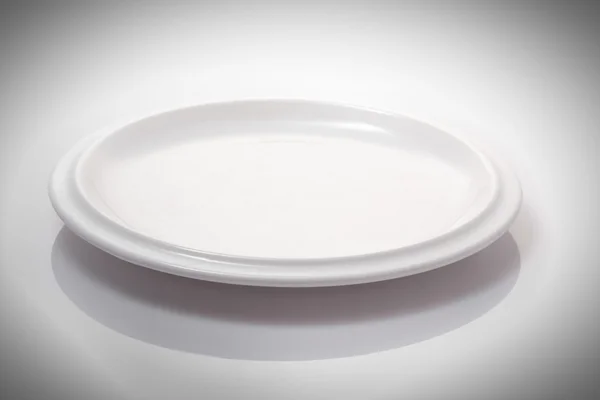 Round plate — Stock Photo, Image