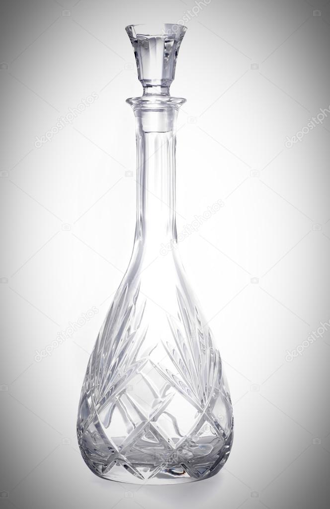 Crystal wine carafe