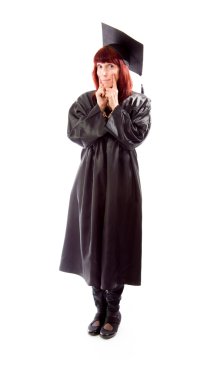 Öğrenci gösteren gülen yüz