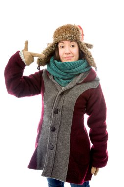 kadın kendini gösteren