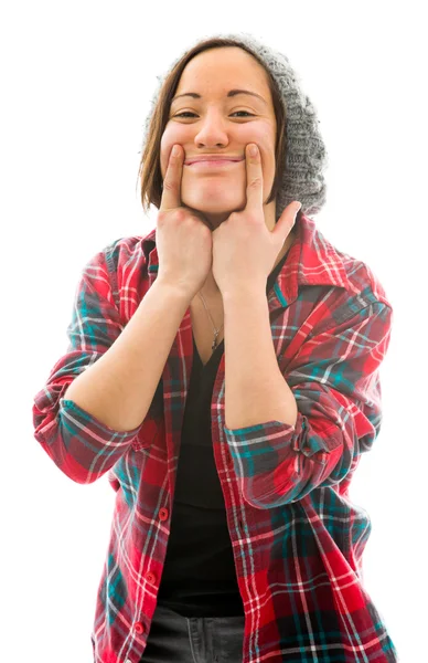 Cara sorridente — Fotografia de Stock