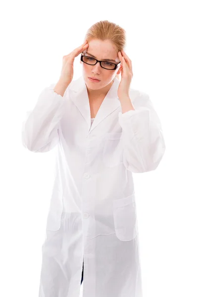 Suffering from headache — Stock Photo, Image