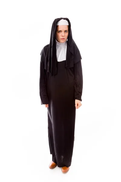 Nun looking sad — Stock Photo, Image