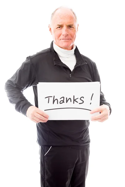 Board with words "Thanks" — Stock Photo, Image