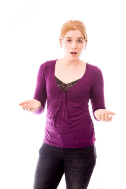 kadın ne yapacağını bilemez.