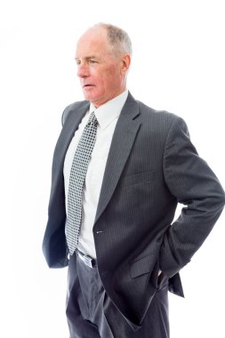 Cepleri dolu bir iş adamı.