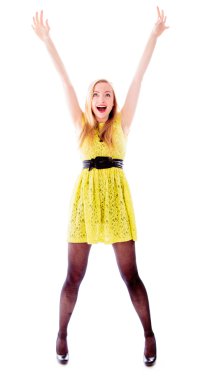 kadın kutluyor başarı