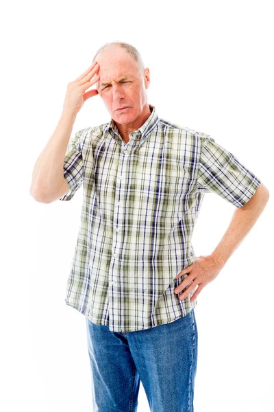 Man suffering from headache — Stock Photo, Image