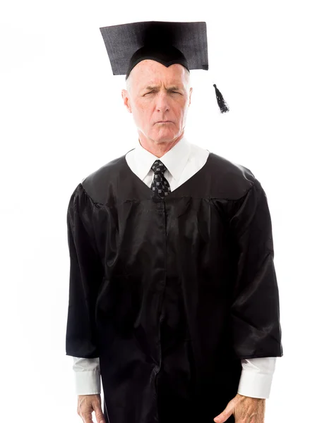 Confused male graduate — Stock Photo, Image