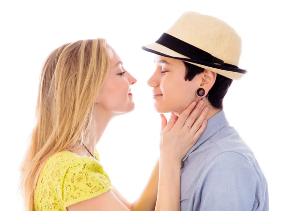 Couple romancing — Stock Photo, Image