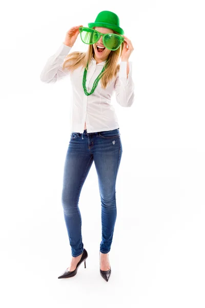 Mujer con gafas graduadas —  Fotos de Stock