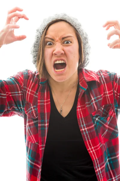 Femme à l'air frustrée — Photo