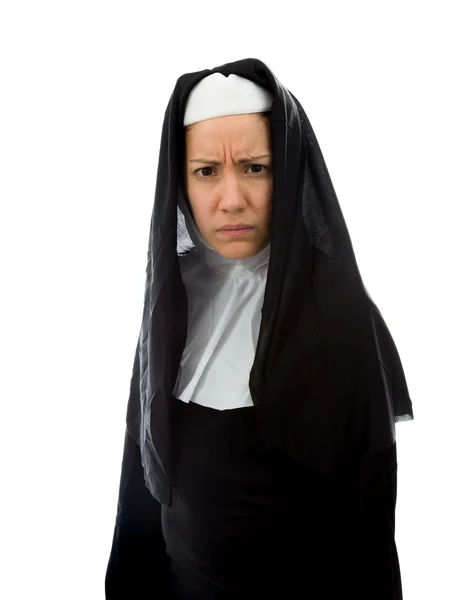 Nun triste — Fotografia de Stock