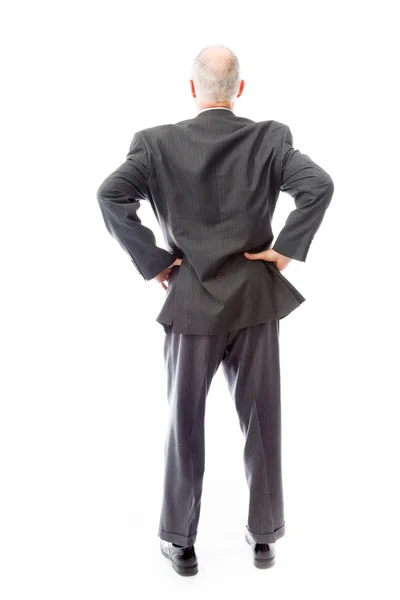 Businessman with hand on hip — Stock Photo, Image