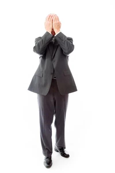 Businessman crying — Stock Photo, Image