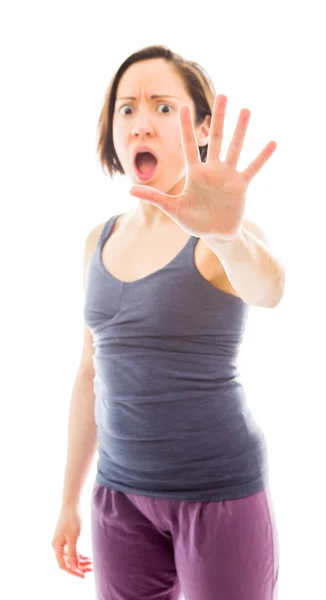 Stop gesture sign — Stock Photo, Image