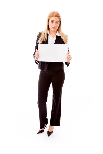 Disappointed businesswoman — Stock Photo, Image