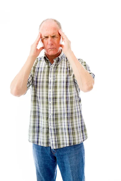 Man suffering from headache — Stock Photo, Image